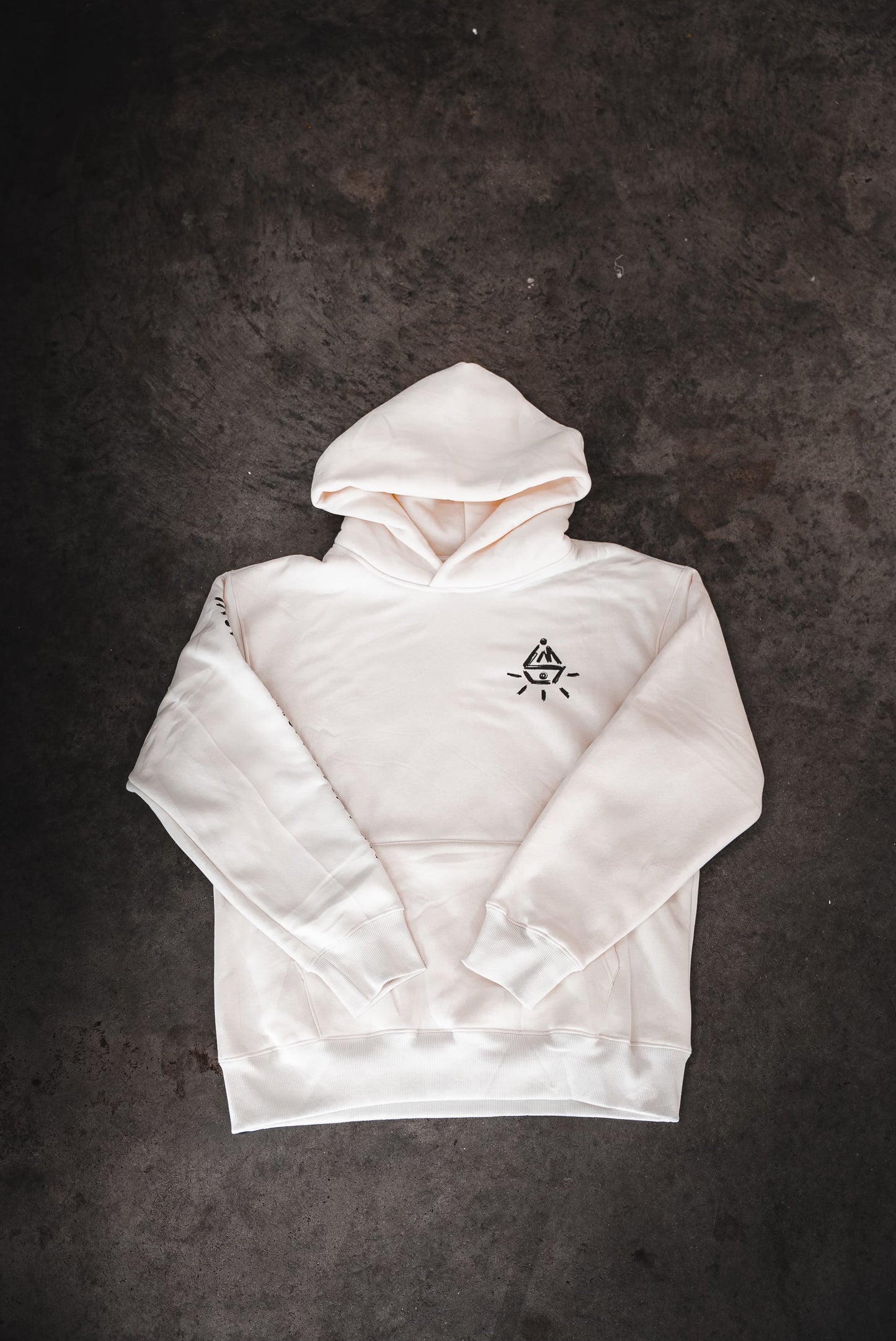 Cream White Oversized Hoodie